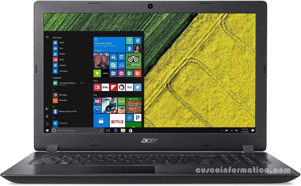 Notebook Acer Aspire A315-51-30QA 15.6 Intel Core i3-6006U 2.0GHz